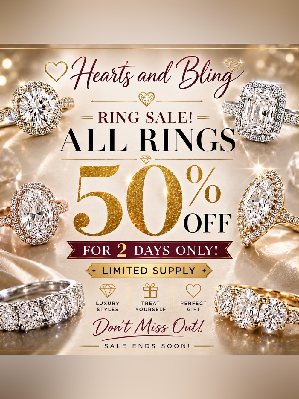 ‼️RE-RUNNING 50%-60% OFF SALE! ‼️Successful SALE=MORE & MORE SALES FOR ALL!💎
